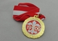 medalhas da fita do níquel 3D sem esmalte para o carnaval