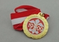 medalhas da fita do níquel 3D sem esmalte para o carnaval