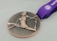As medalhas da fita do Triathlon folheados a níquel morrem golpeado para a decoração
