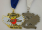As medalhas duras carimbadas bronze do karaté do esmalte, natação personalizada concedem medalhas de Taekwondo