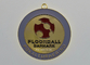 O ouro antigo personalizou medalhas da raça 5K/voleibol ou medalhas de Floorball Danmark