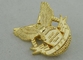 3D morrem Pin macio do esmalte da carcaça com chapeamento liga de zinco e de ouro