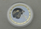 Os Seattle Seahawks personalizaram moedas pelo bronze carimbado com borda e caixa da corda 1,75 polegadas
