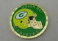 Os Green Bay Packers personalizaram moedas pelo bronze golpeado com embalagem do saco do PVC