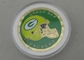 Os Green Bay Packers personalizaram moedas pelo bronze golpeado com embalagem do saco do PVC