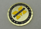 Universidade do Michigan moedas personalizadas 2,0 polegadas com o saco de bronze do material e do malote do PVC