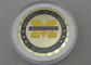 Universidade do Michigan moedas personalizadas 2,0 polegadas com o saco de bronze do material e do malote do PVC