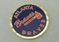 2,5 avance moedas personalizadas pelo bronze carimbou 4,0 milímetros para Braves