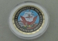 Os EUA que o departamento da marinha personalizou moedas, cobre de 2,0 polegadas morrem carimbado com borda do corte do diamante