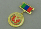 O costume militar concede medalhas que os 2 PCes ligas de zinco combinaram o lado dobro 3D