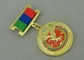 O costume militar concede medalhas que os 2 PCes ligas de zinco combinaram o lado dobro 3D