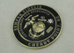 a marinha SEMPER FIDELIS de 3D EUA personalizou as moedas de bronze morre chapeamento de bronze golpeado/antiguidade