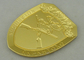 2,5&quot; emblemas enevoados da concessão do ouro, 3D completo pelo bronze carimbaram emblemas do exército