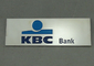 Os emblemas do banco da lembrança KBC morrem carcaça com níquel brilhante, torneira adesiva