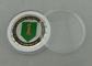 Moedas personalizadas do esmalte bronze macio, moeda da divisão do exército dos EUA de duas cores do metal dos tons
