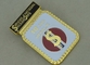 Os emblemas macios do esmalte da medalha liga de zinco do ouro 3D morrem carcaça com Pin do broche
