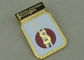 Os emblemas macios do esmalte da medalha liga de zinco do ouro 3D morrem carcaça com Pin do broche